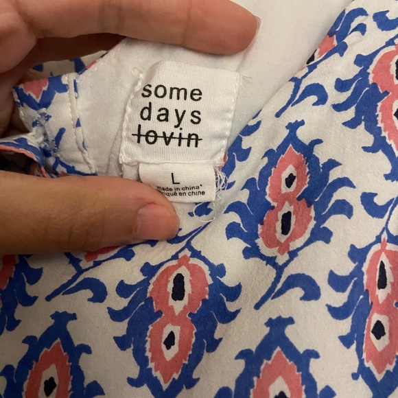 SOLD Somedays Lovin Boho Maxi Dress with Slit - Picture 6 of 6